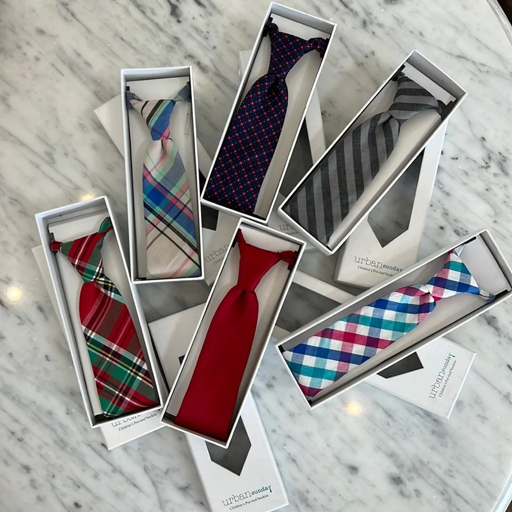 New Urban Sunday Boys Long Ties Multiple Choices
